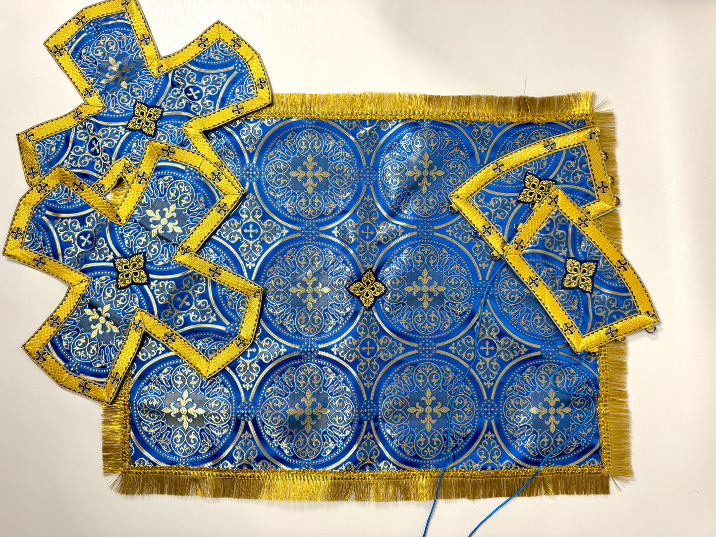 Set of embroidery vestments of a Slavic Orthodox priest