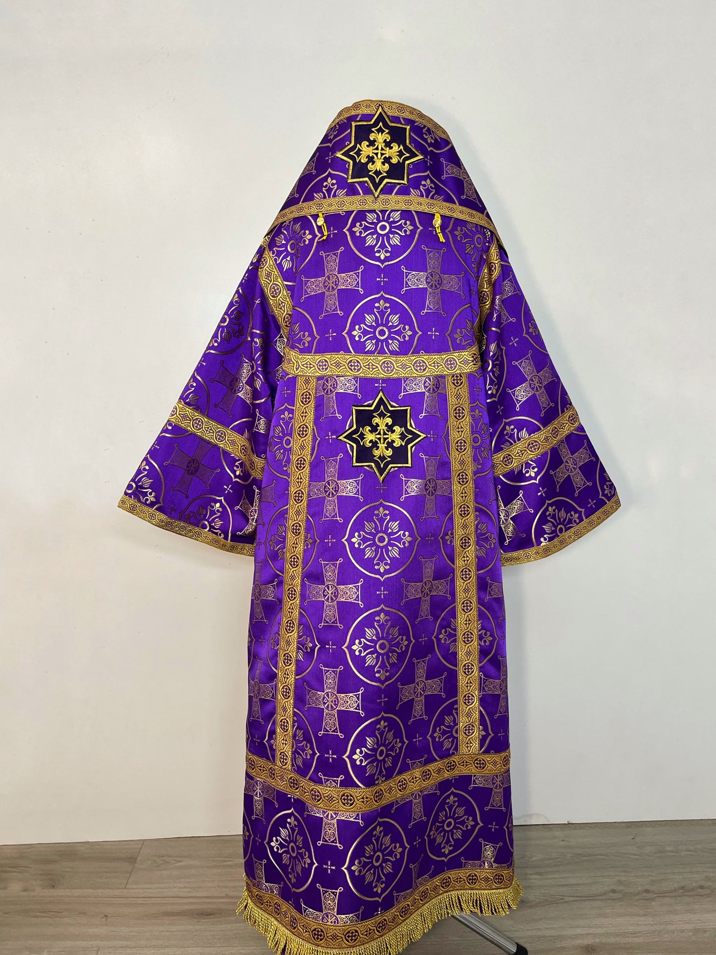 Bishop's vestment | Orthodox purple vestments for a Bishop | Archbishop vestments | Orthodox Greek style vestments for Bishop
