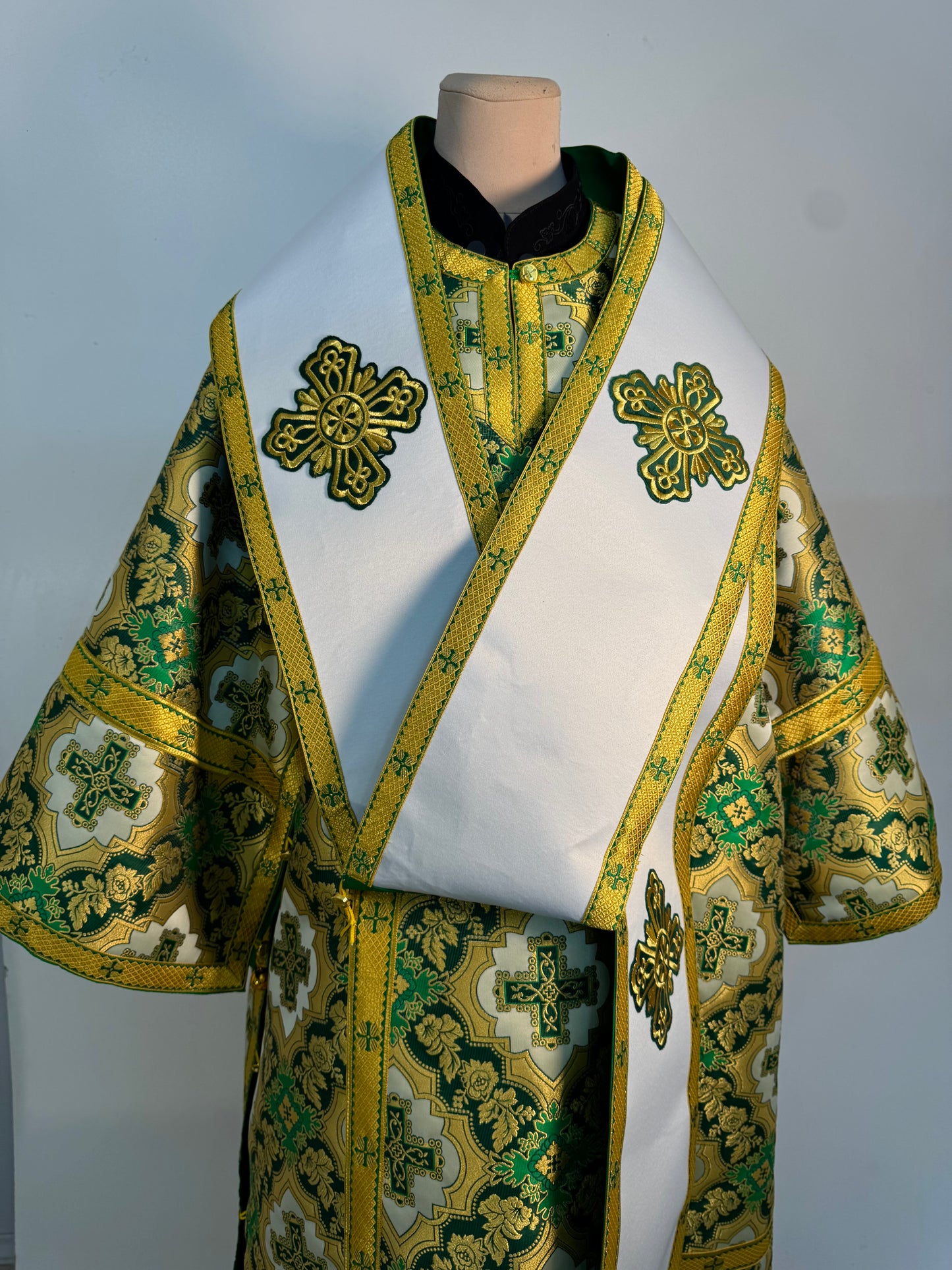 Bishop's vestment | Orthodox green vestments for a Bishop | Archbishop vestments | Orthodox Greek style vestments for Bishop