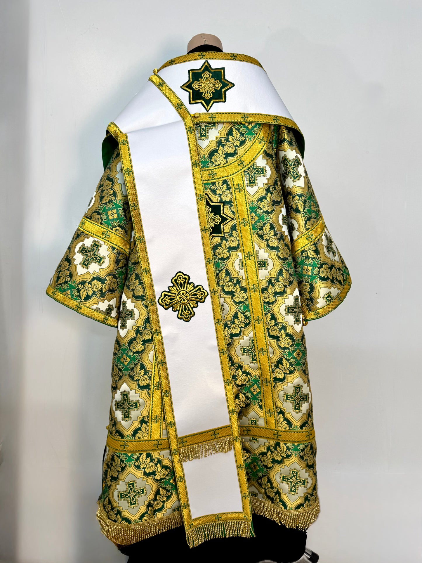 Bishop's vestment | Orthodox green vestments for a Bishop | Archbishop vestments | Orthodox Greek style vestments for Bishop