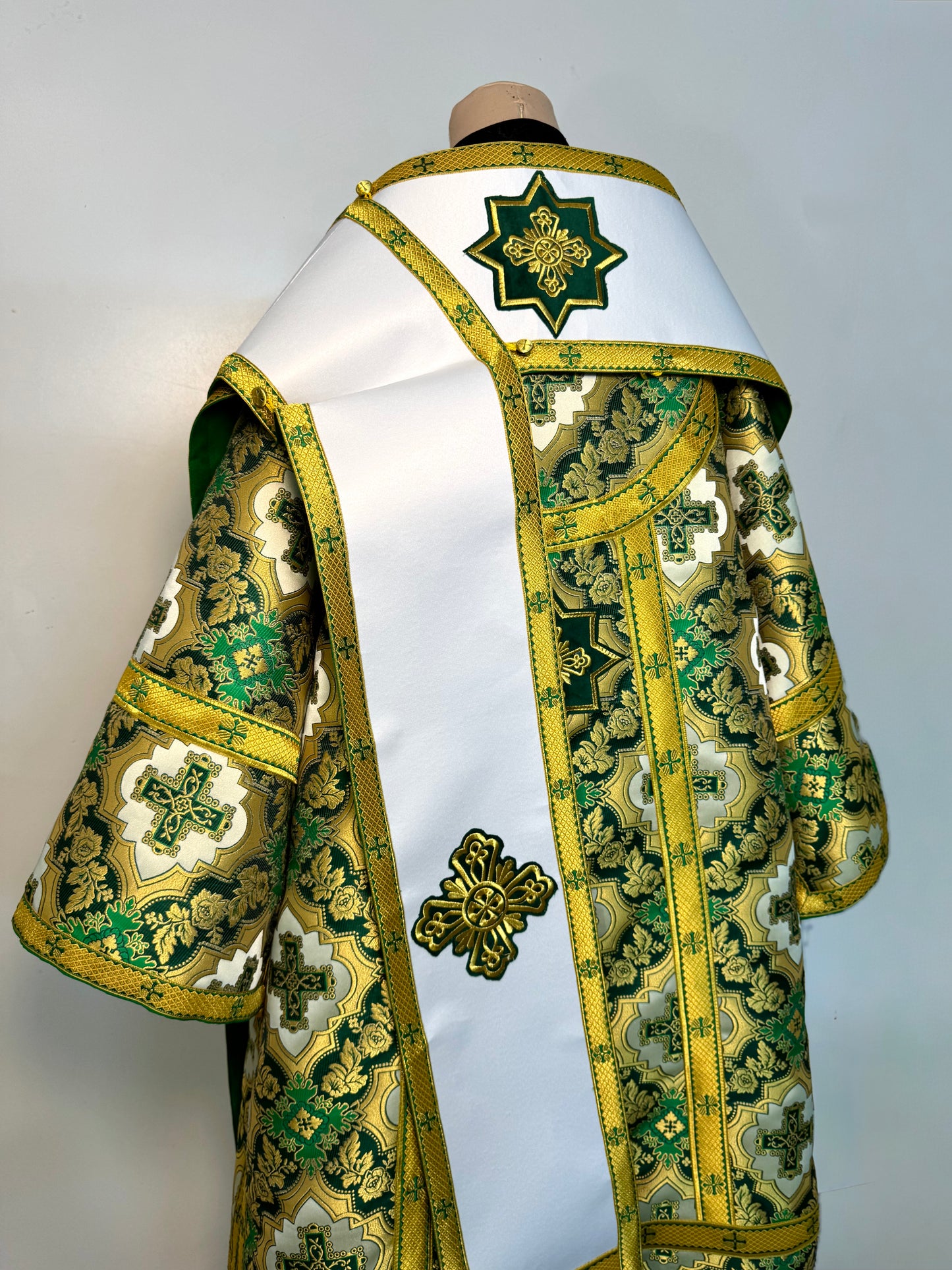 Bishop's vestment | Orthodox green vestments for a Bishop | Archbishop vestments | Orthodox Greek style vestments for Bishop