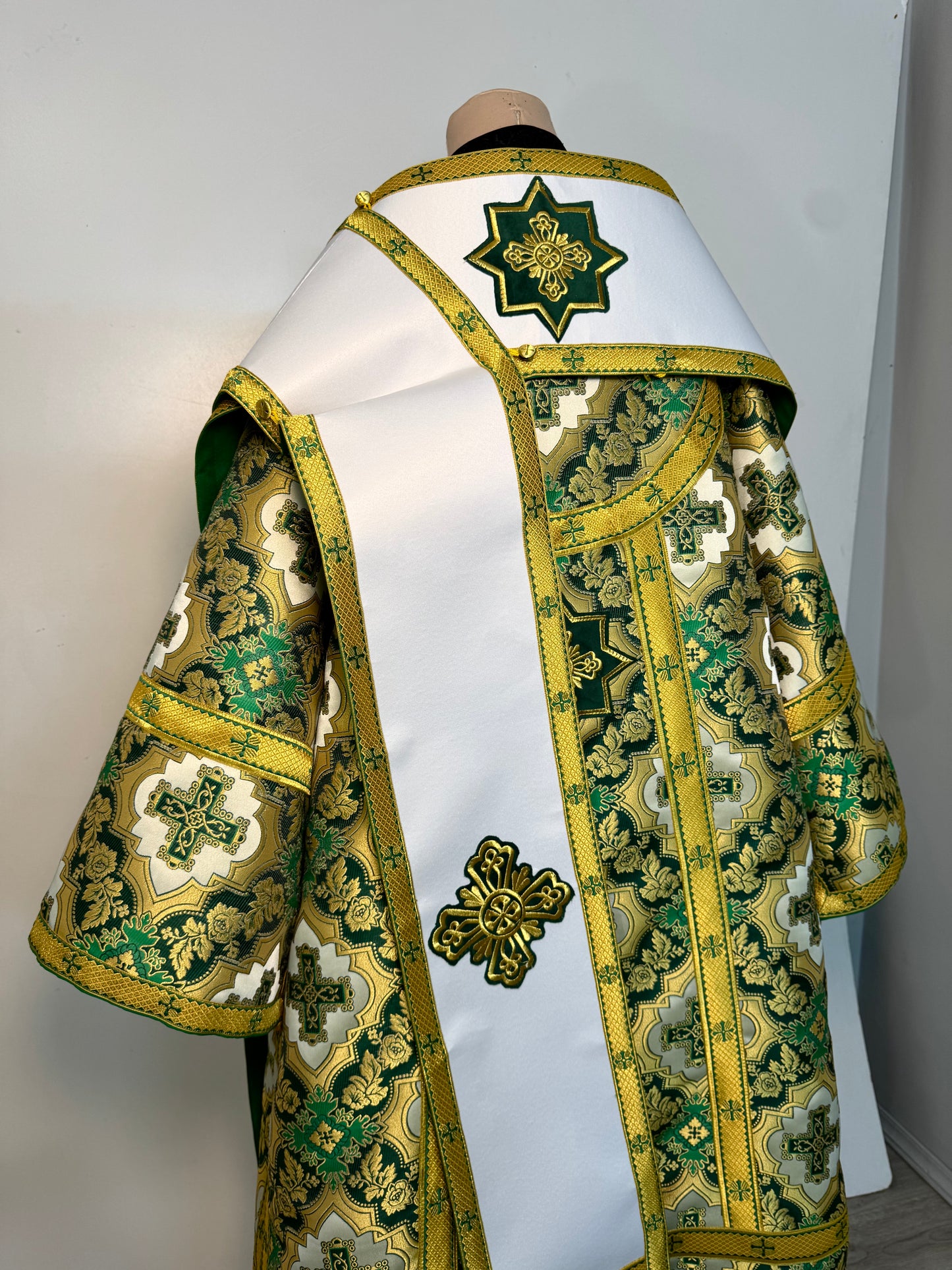 Bishop's vestment | Orthodox green vestments for a Bishop | Archbishop vestments | Orthodox Greek style vestments for Bishop