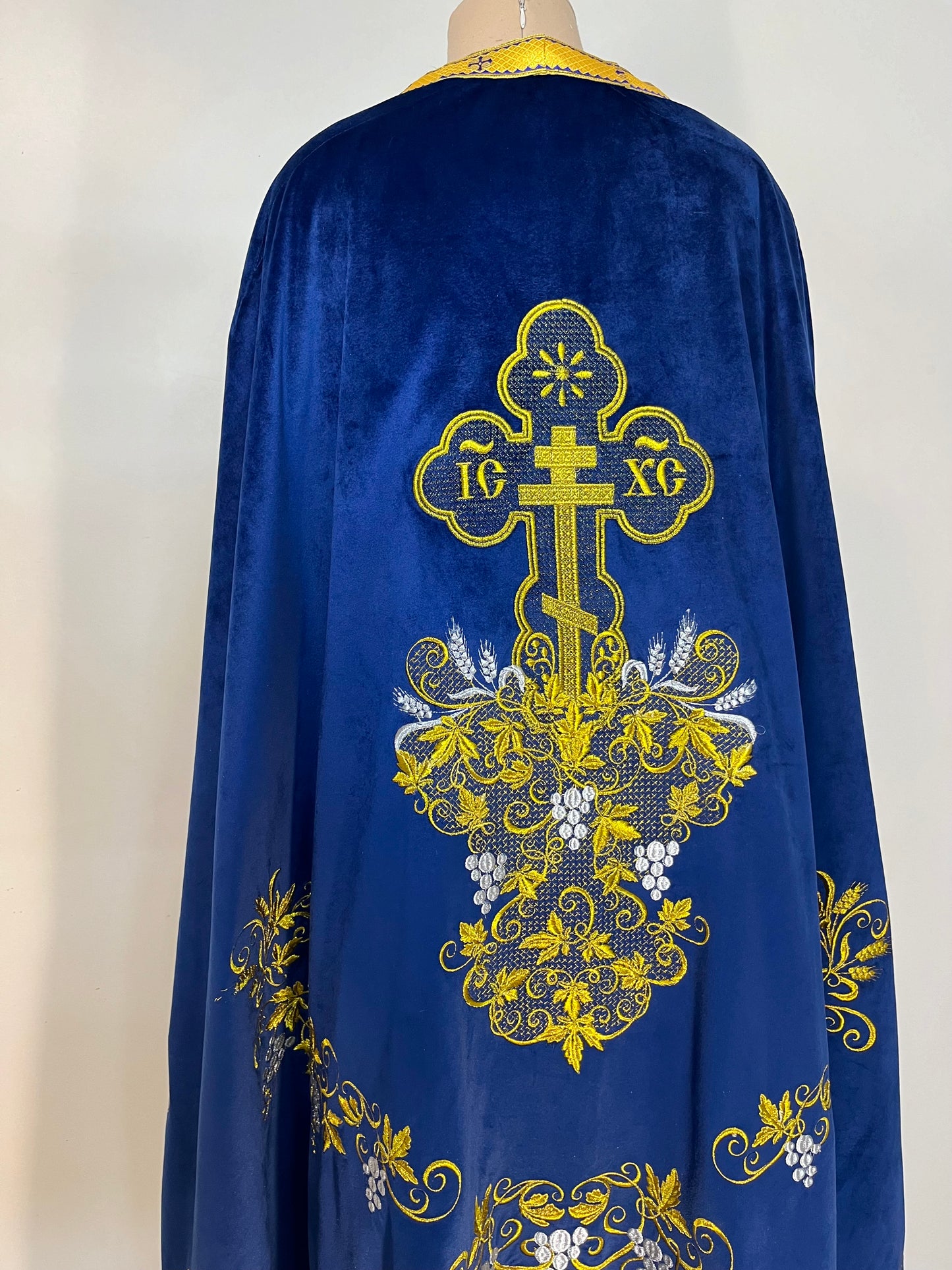 Embroidered Priest vestment set | Greek vestment | Religious Clothing | Priest robe | Orthodox vestments | Clothes for priests