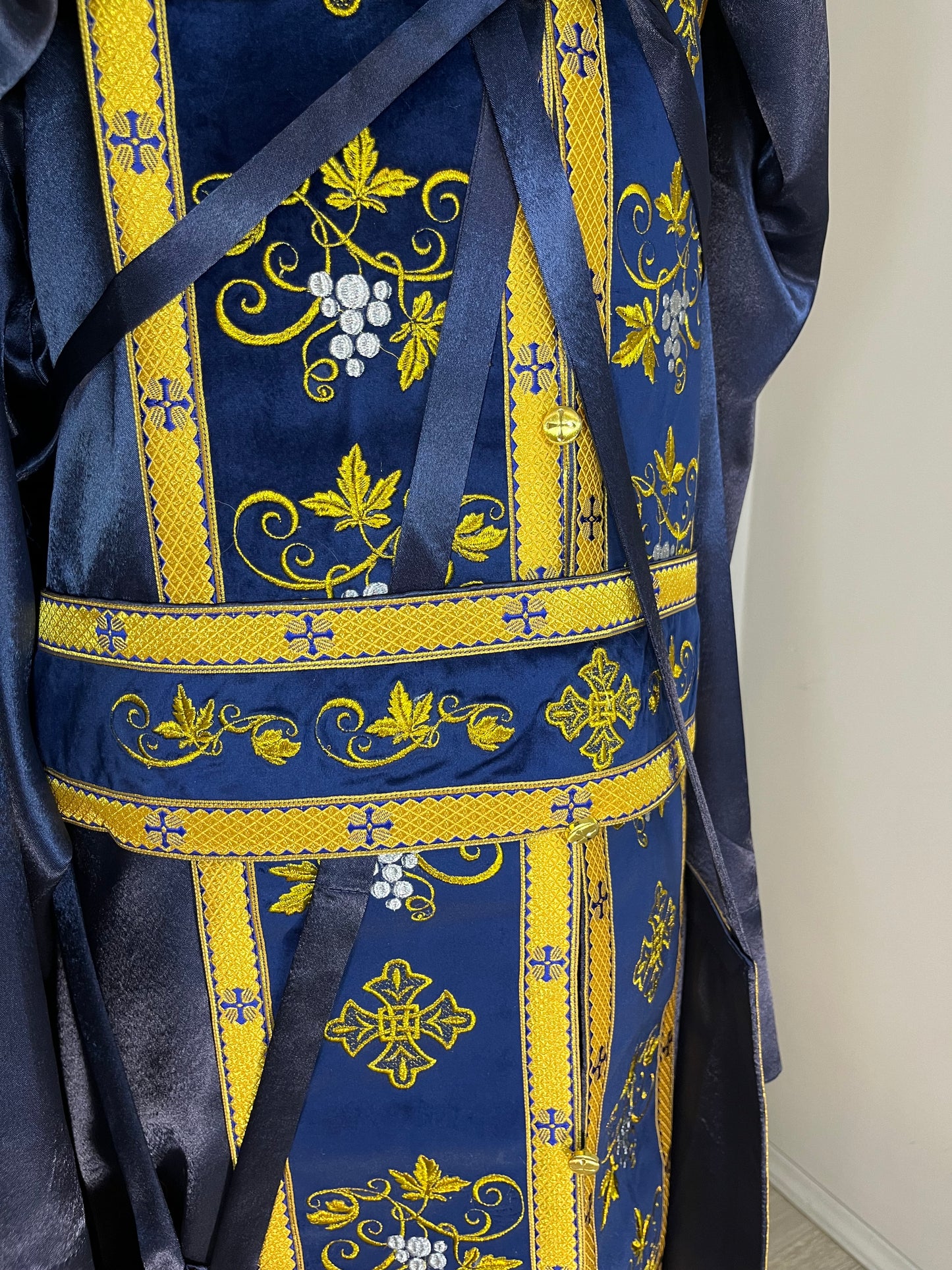 Embroidered Priest vestment set | Greek vestment | Religious Clothing | Priest robe | Orthodox vestments | Clothes for priests
