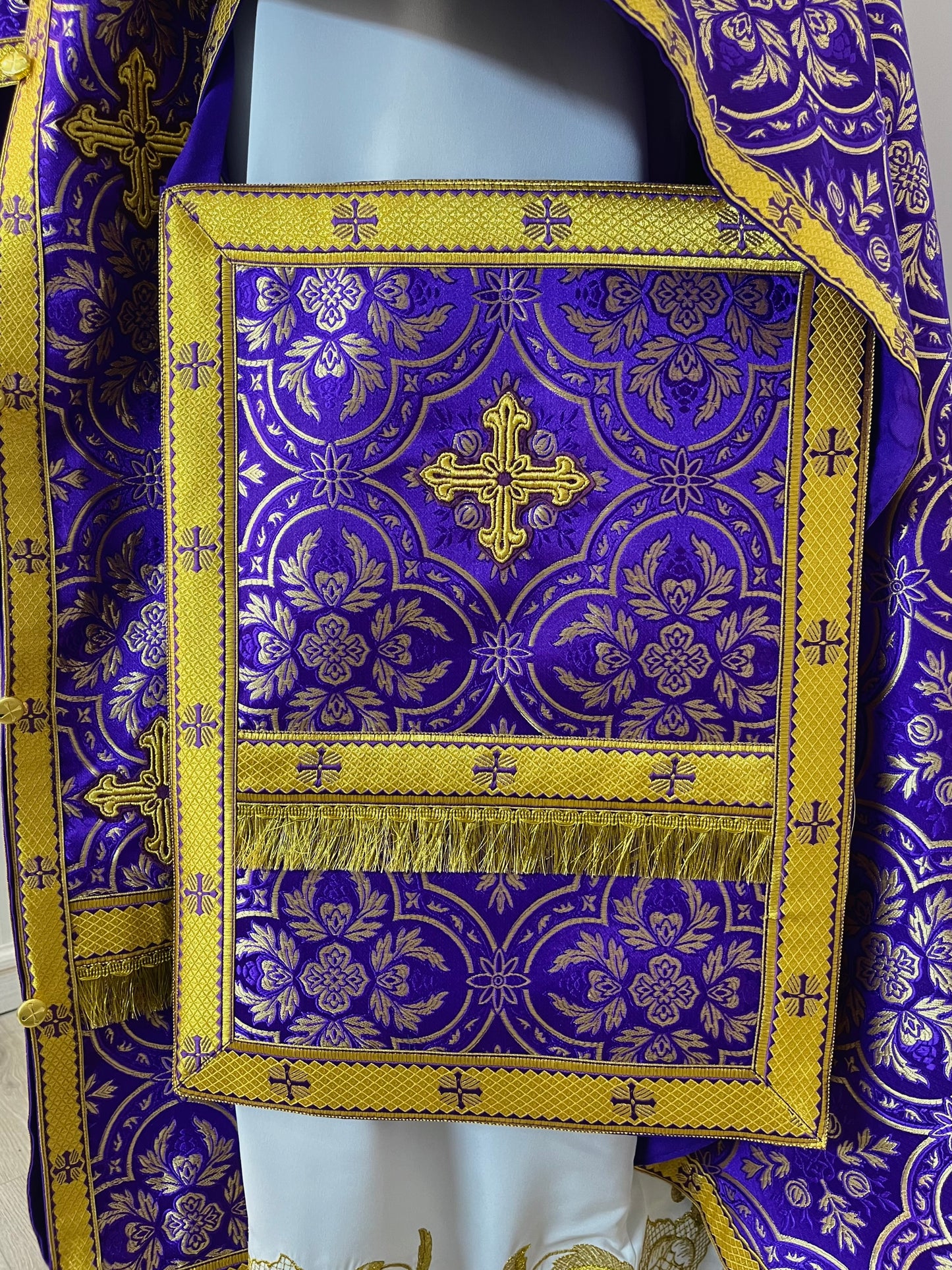 Greek vestment liturgical | Purple Priest robe | Clothes for priests