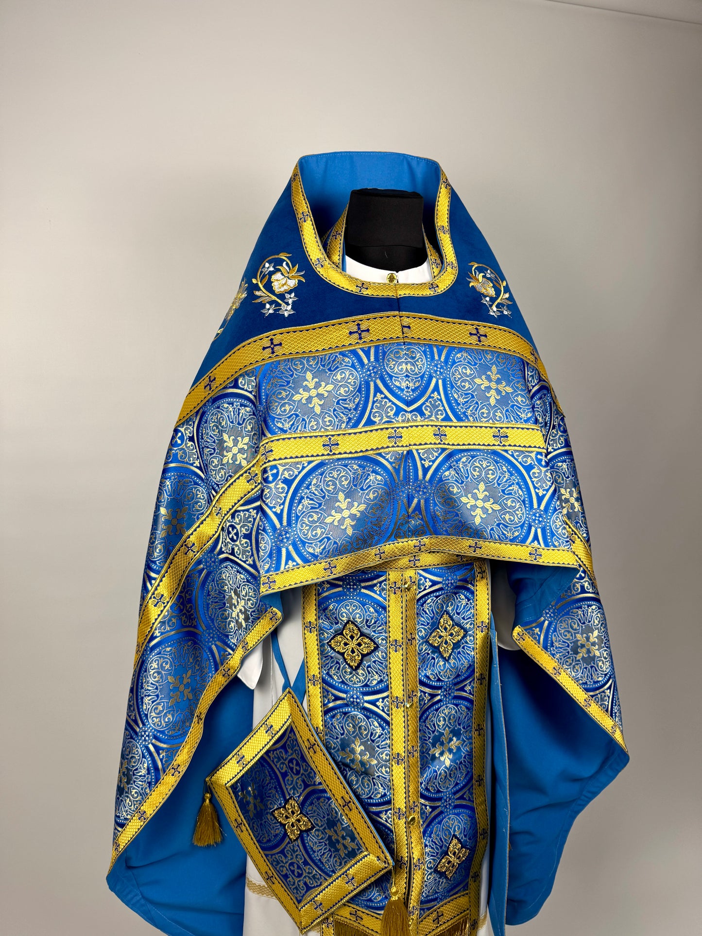 Set of embroidery vestments of a Slavic Orthodox priest