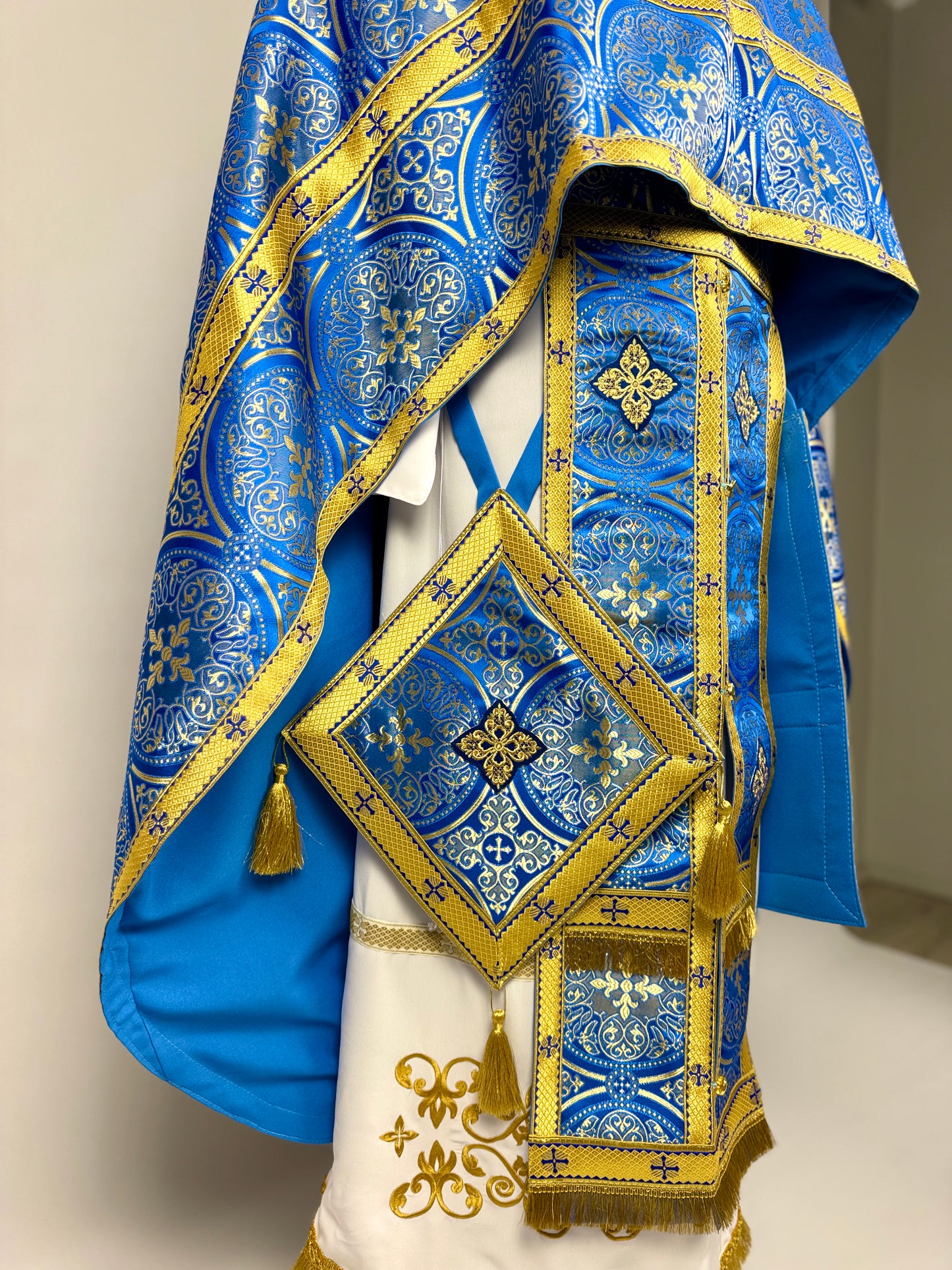 Set of embroidery vestments of a Slavic Orthodox priest