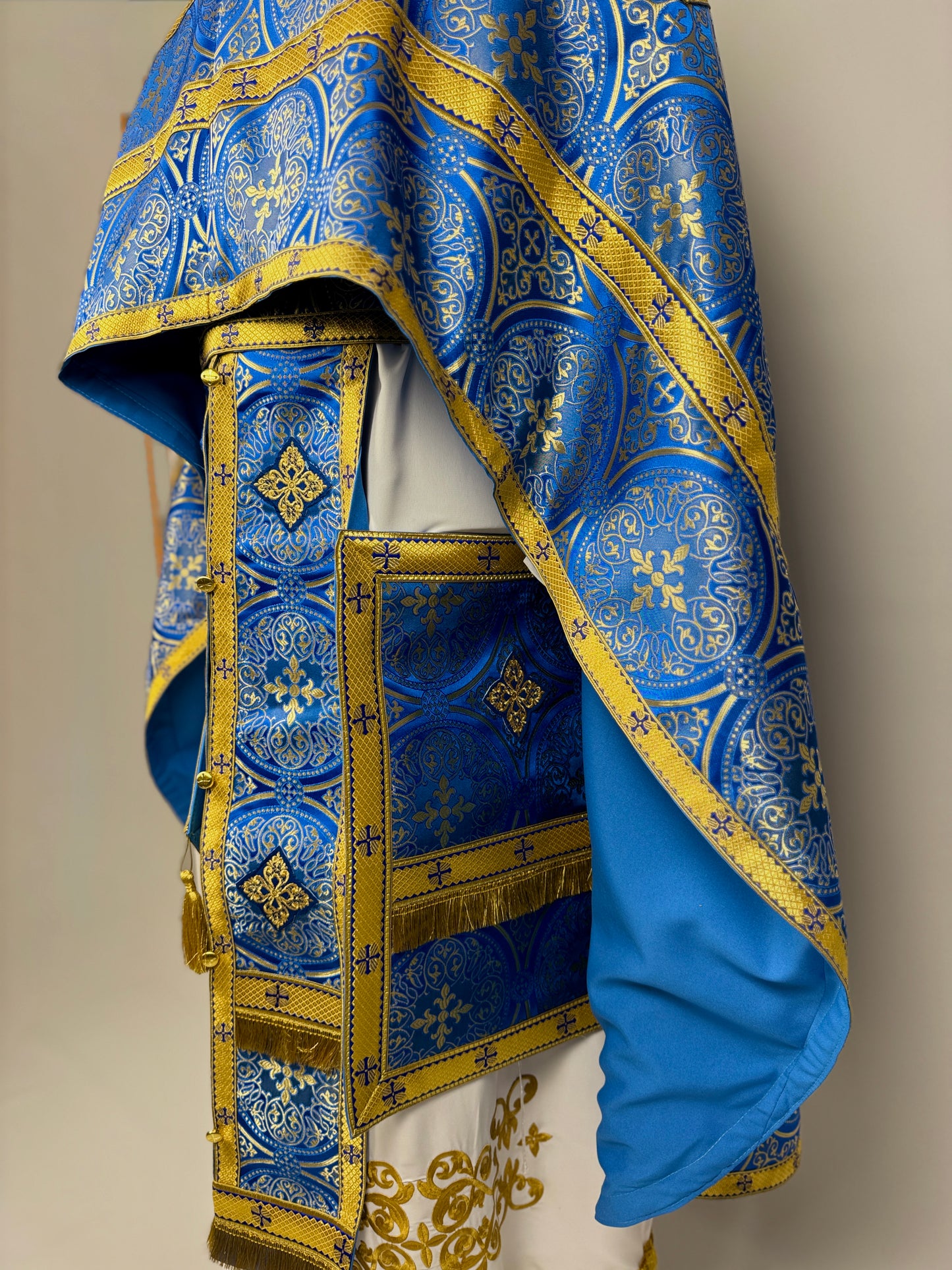 Set of embroidery vestments of a Slavic Orthodox priest