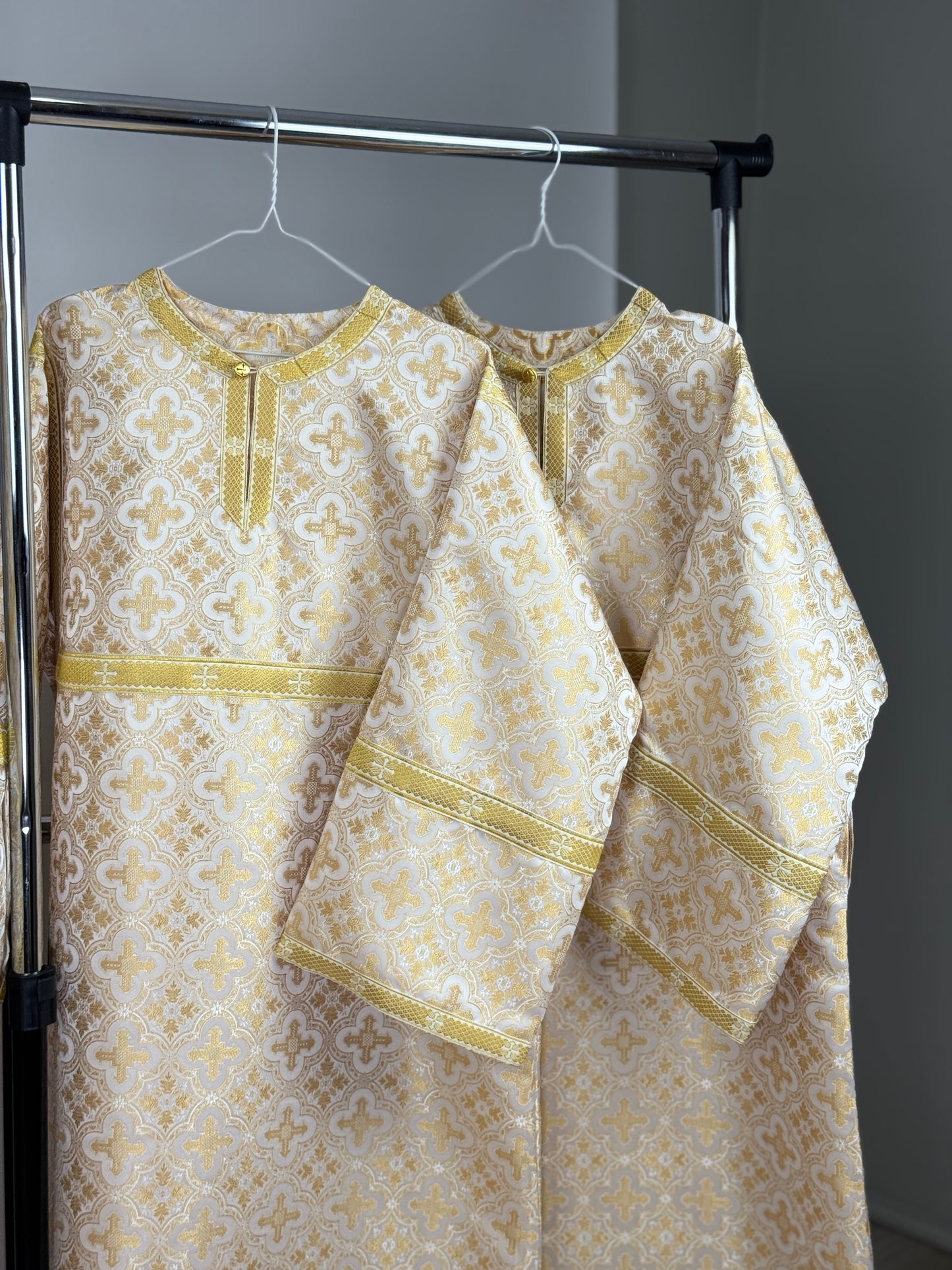 White Altar Server Robes | Stikharion for Acolytes