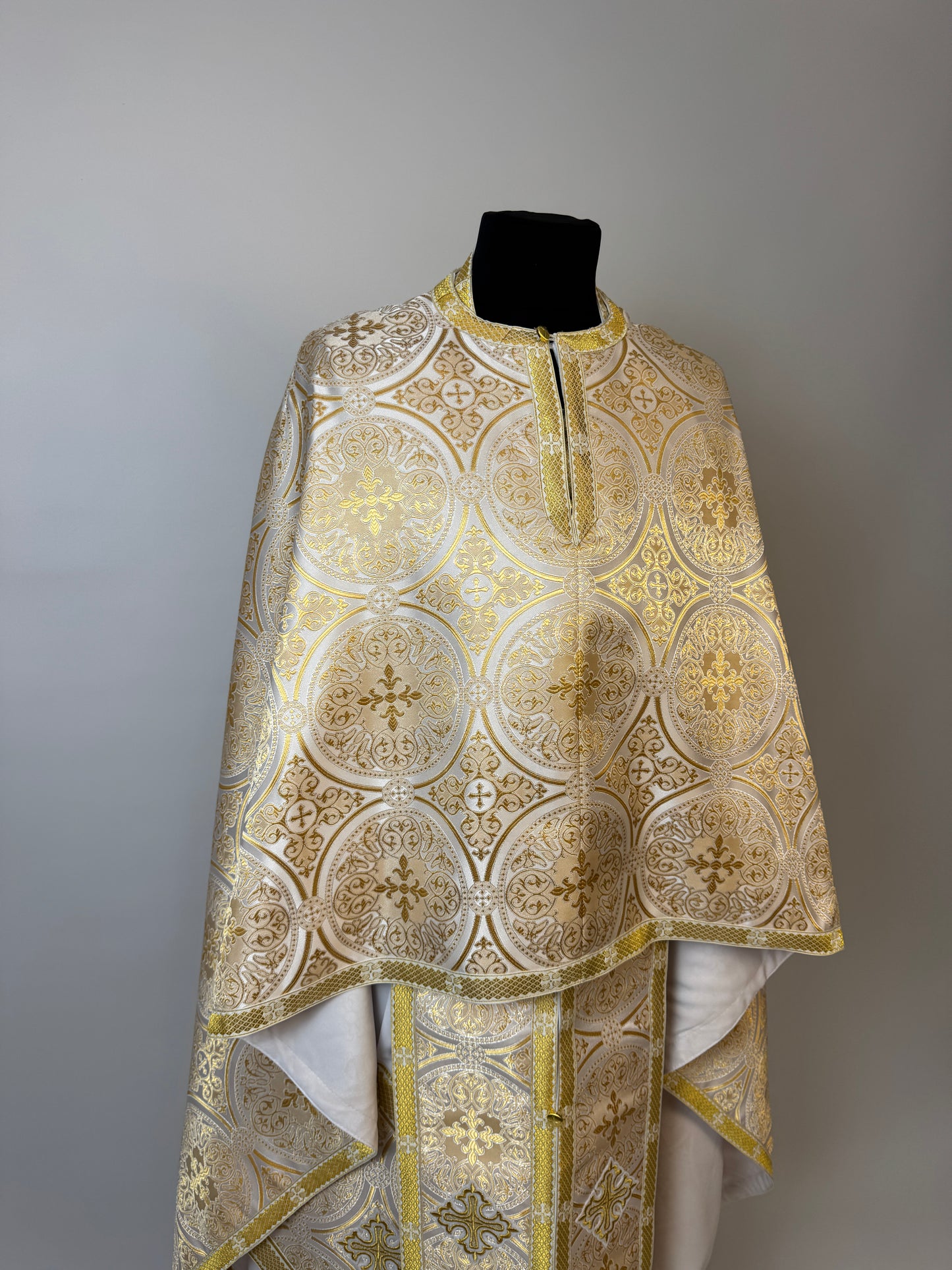 White/gold Greek Priest Vestments
