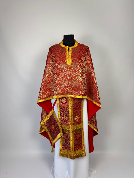 Red Greek Priest Vestments