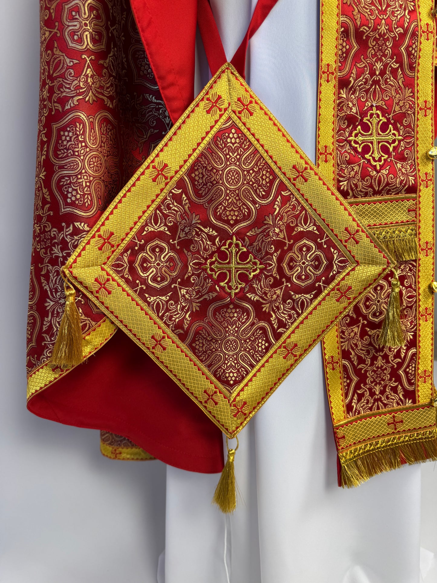 Red Greek Priest Vestments