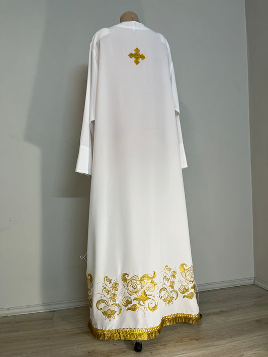 Alb for priest | surplice | Altar vestment | Alb embroidery
