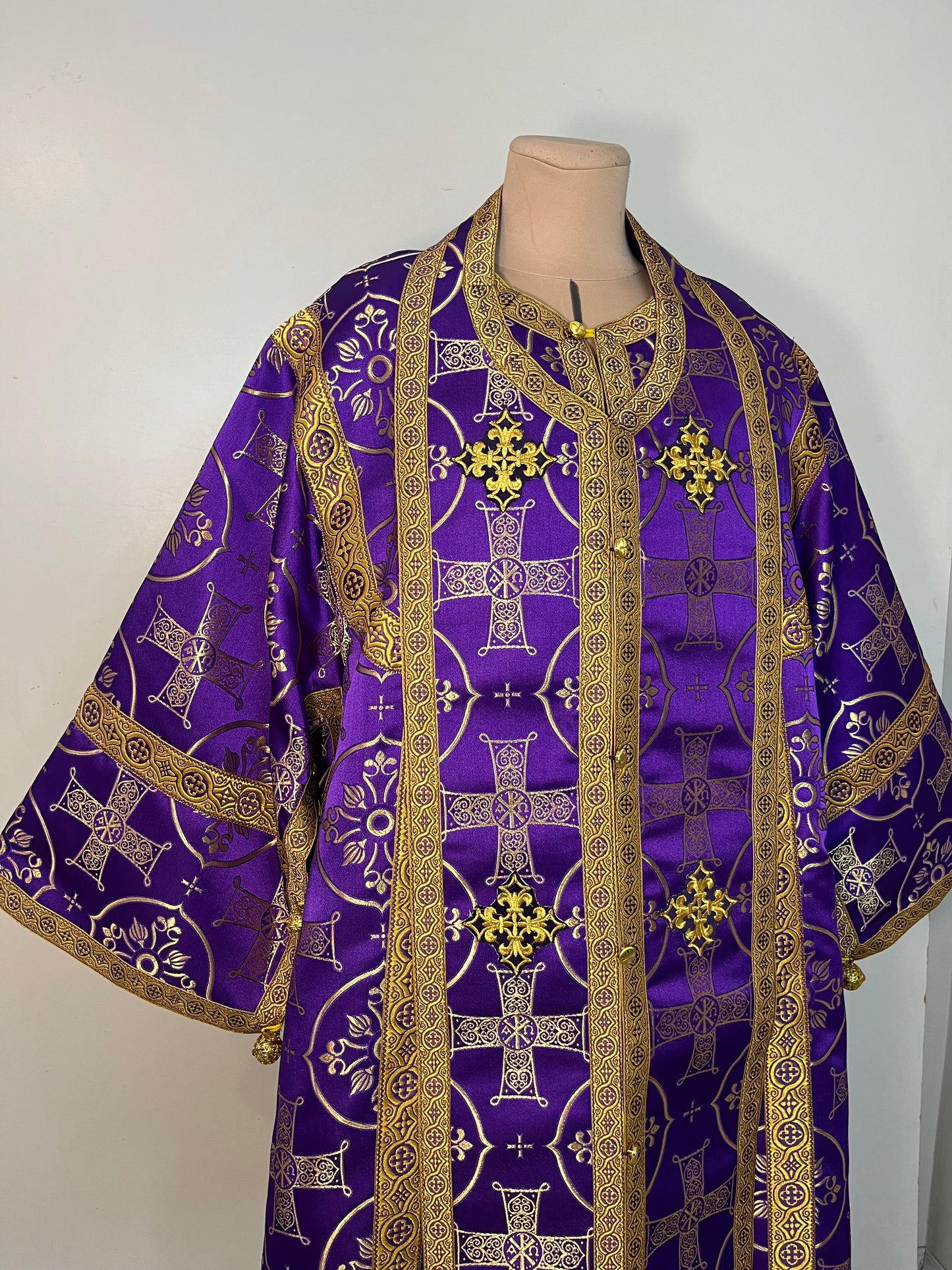 Bishop's vestment | Orthodox purple vestments for a Bishop | Archbishop vestments | Orthodox Greek style vestments for Bishop
