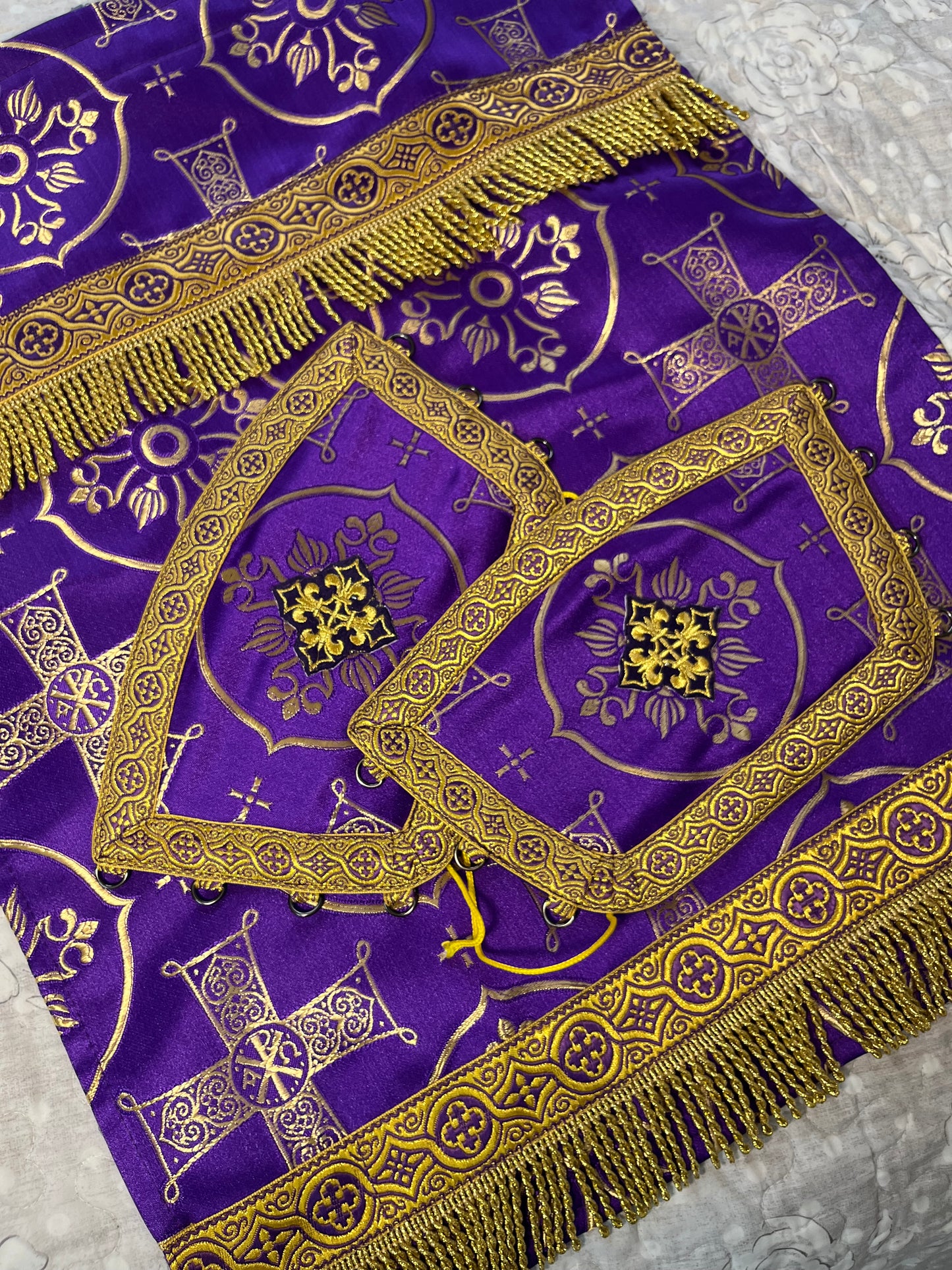 Bishop's vestment | Orthodox purple vestments for a Bishop | Archbishop vestments | Orthodox Greek style vestments for Bishop