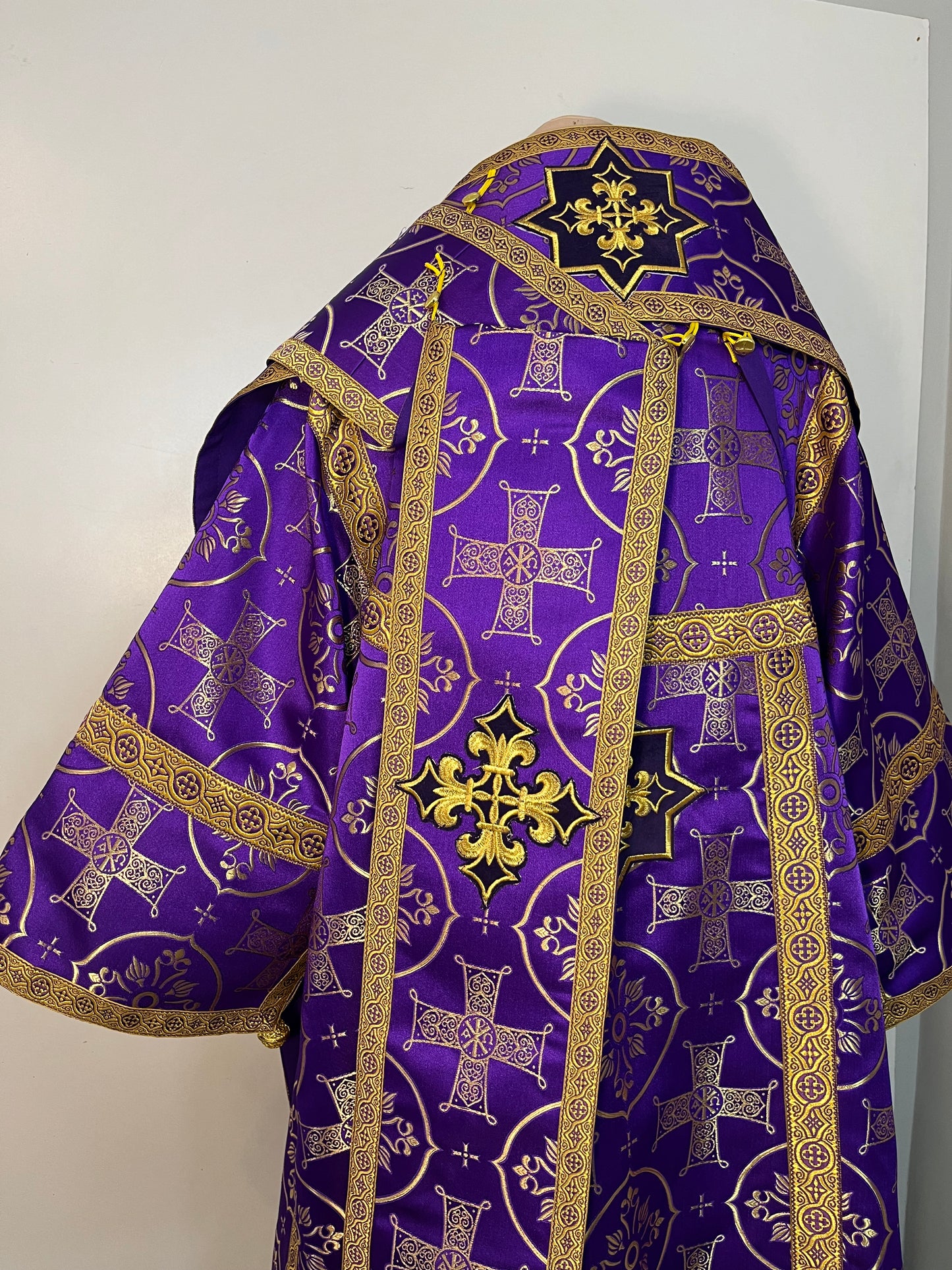 Bishop's vestment | Orthodox purple vestments for a Bishop | Archbishop vestments | Orthodox Greek style vestments for Bishop