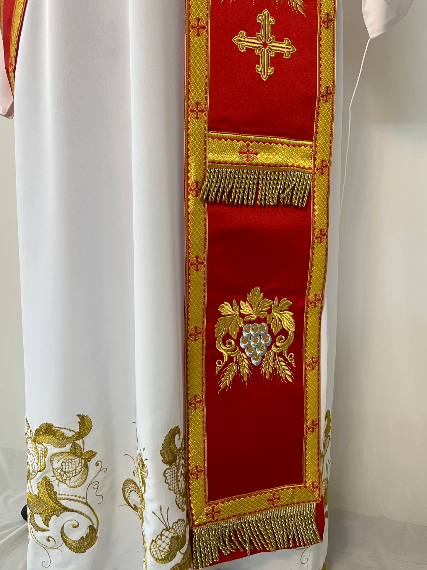Protodeacon's orarion | Embroidered Priest Stole with 'HOLY' | Deacon orarion | Orthodox orarion | Deacon vestments set