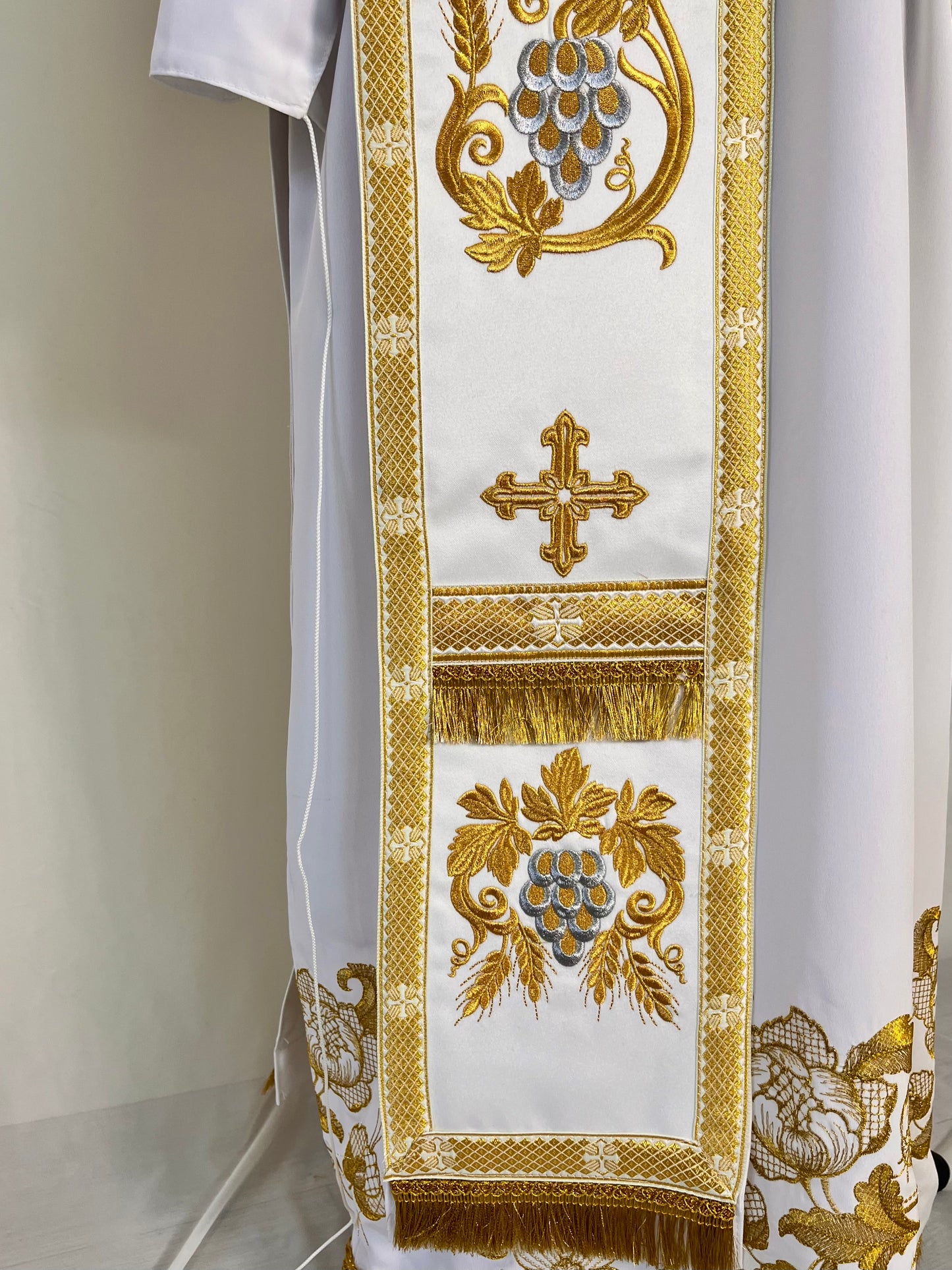 Embroidered Priest Stole with 'HOLY' | Deacon orarion | Protodeacon's orarion